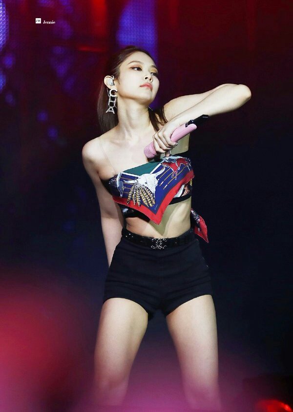 7. Scarves and Bandanas as topsThe latest addition to South Korea's collection and Jennie's repertoire.
