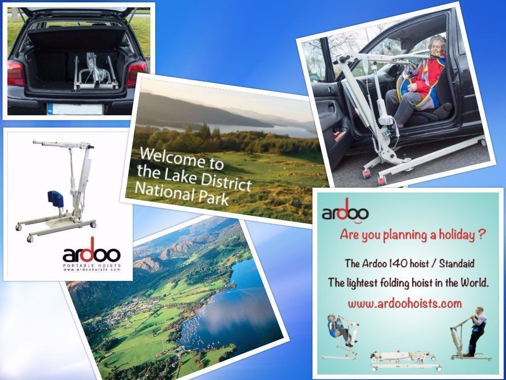 ArdooHoists's tweet photo. Planning a #holiday or family visit this year? The Ardoo portable hoist is perfect for any trip outdoors with a #wheelchair to the #lakedistrict / #countryside, etc. Visit https://t.co/KYi2V9vKG4 today for more info or to book a demo. #travel #patientlifter #travelhoist https://t.co/CfoyL9VWWF