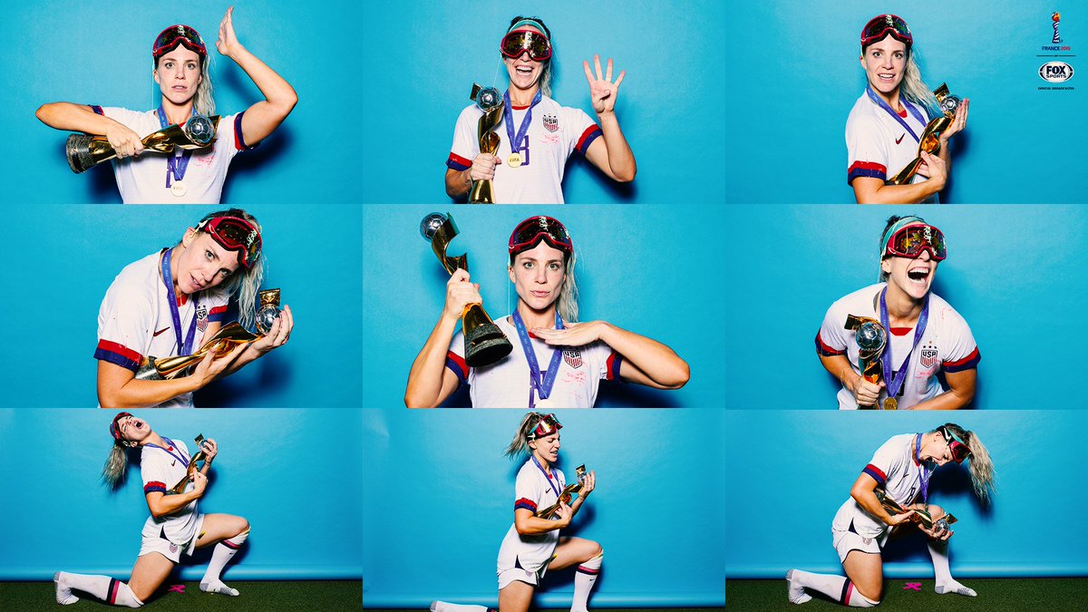 FOXSports's tweet photo. 🇺🇸 @julieertz is the biggest of moods rn 🇺🇸 https://t.co/EMApUVH9aG