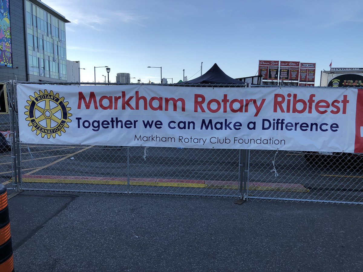 Thank you to the Markham Rotary Club Foundation for a successful 2019 <a href="/MarkhamRibfest/">Markham Ribfest</a> — see you next year. Together We Can Make A Didference. 🙏 #Rotary <a href="/Rotary/">Rotary International</a>