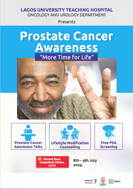 _mdoc's tweet photo. We're looking forward to co-hosting the #MoreTimeforLife Prostate Cancer Screening event at LUTH tomorrow with #Janssen. 1 in 4 black men will get prostate cancer at some point in their lives. Join us Monday and Tuesday July 8 and 9 to learn more and be screened. #prostatecancer https://t.co/dlxDEsQfcB