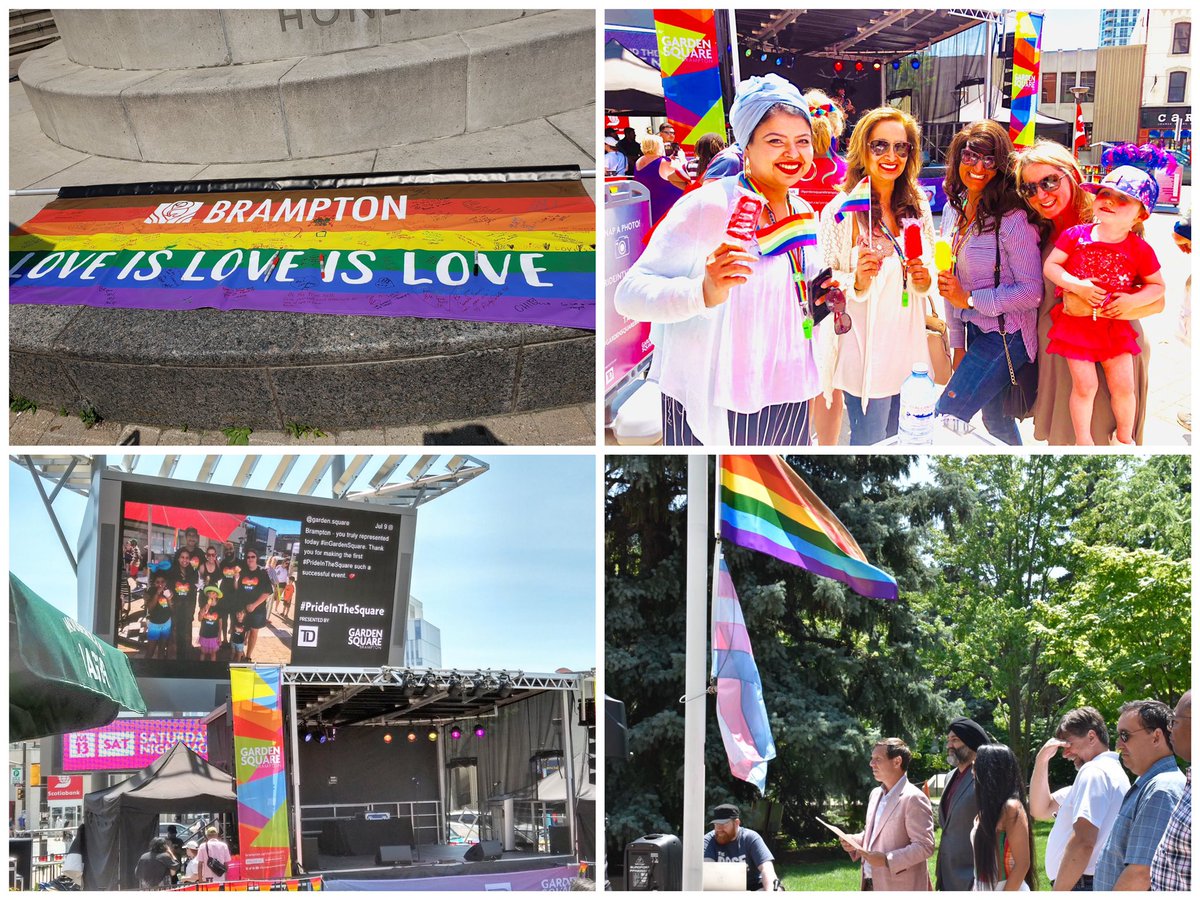 ThJasonPizzino's tweet photo. Take the #Zum #Brampton but first enjoy a refreshing popsicle on us at @CityBrampton #PrideInTheSquare . #DiversityandInclusion #LoveIsLoveIsLove https://t.co/ndvIA6r6Z5