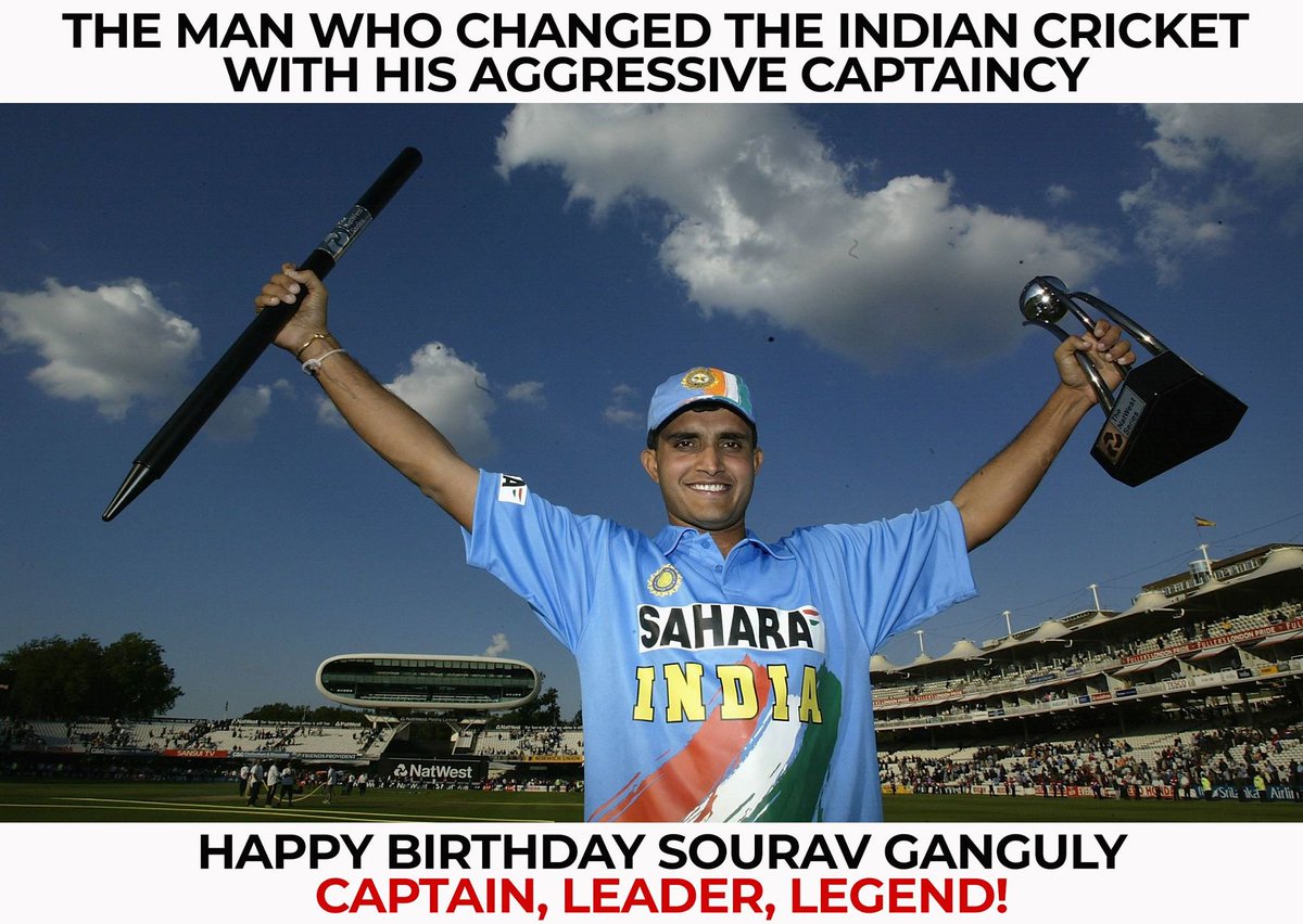 saurav0399's tweet photo. Dada Dada hai bhai!! @SGanguly99
#HappyBirthdayDada
#begaltiger🐅 #SouravGanguly https://t.co/D2W6jk7VI5