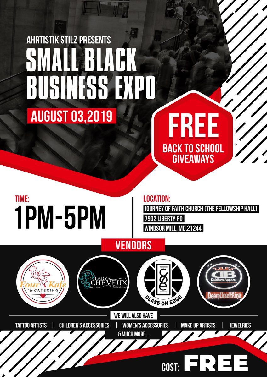 Come out and support some amazing vendors !!! Bring the kids we’re giving out free school supplies ❤️ Looking for Vendors, I have a few slots available