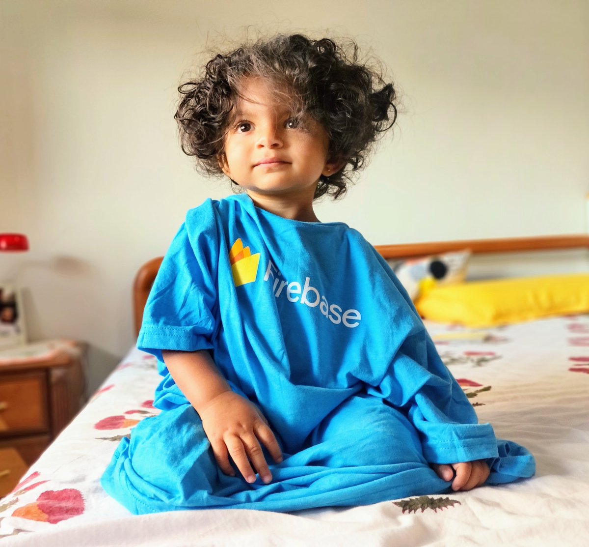 akshay_h's tweet image. Youngest Firesbase fan girl!