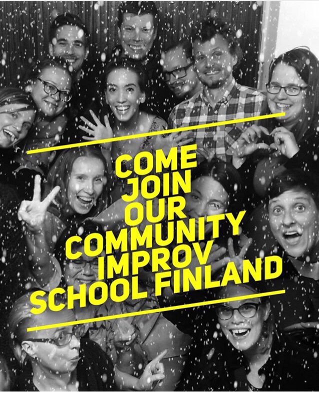 improhelsinki's tweet image. Free Improv Class? Ilmainen. Improkurssi? ➡️ Instagram/ Facebook ➡️ Suomen Impro-opisto 🙌😎