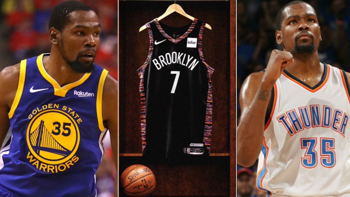 Kevin Durant announces he will wear No. 7 with Brooklyn Nets Scoopnest
