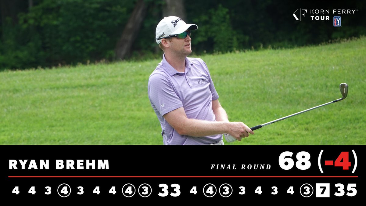 Winning numbers.

Despite a calamity on 18, Ryan Brehm got it done. 

He's headed back to the <a href="/PGATOUR/">PGA TOUR</a>.