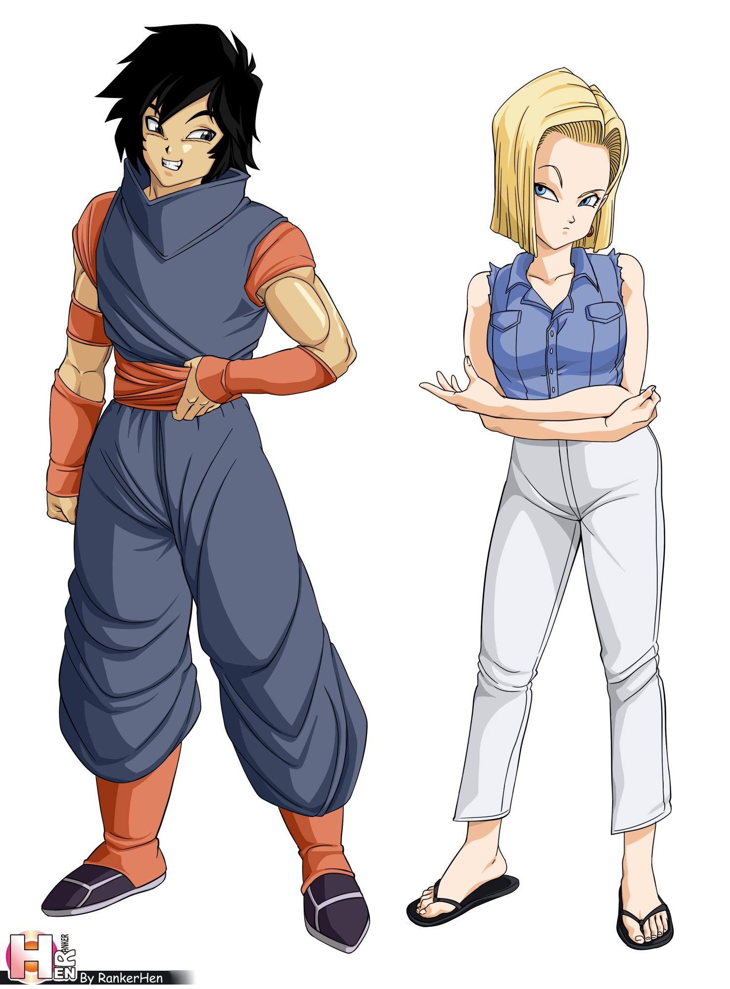 android 18 flip flops