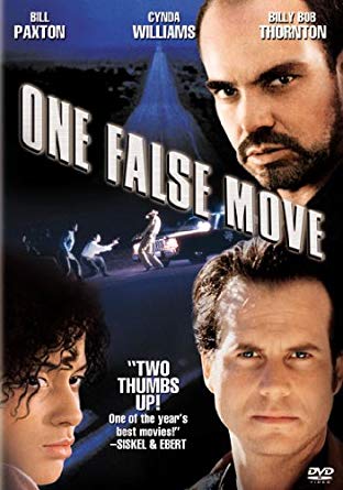 Tonight #BillPaxton #BillyBobThornton and #CyndaWilliams in #OneFalseMove
Thus far Billy Bob has failed to actually intimidate me, but we're light-years ahead of the last two.