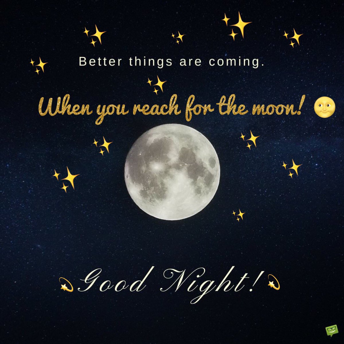 #ReachForTheMoon🌝 #GoodNightStars✨