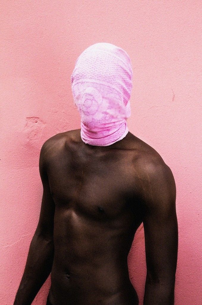 UNTITLED (PINK TOWEL), Lakin Ogunbanwo, 2014