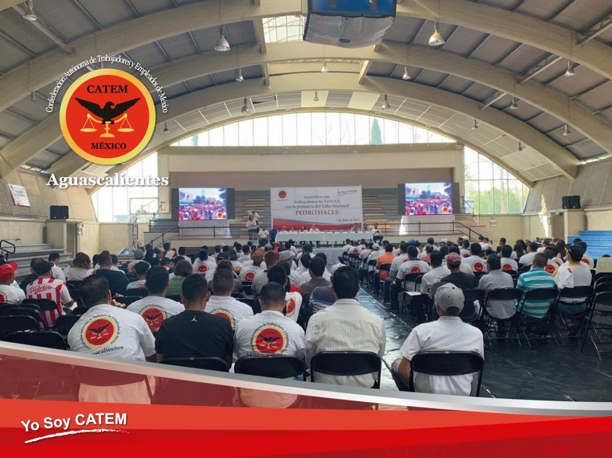 PedrohacesO's tweet photo. Les expreso mi apoyo incondicional a los compañeros de #NISSAN y a la Secretaria General de #CATEMAguascalientes, Verenisse Ruíz. Juntos, apostamos por la plena libertad de elegir. 

Fomentando la productividad, ¡vamos por mejores condiciones laborales! #ConvicciónCATEM https://t.co/BZaGyV5jHR