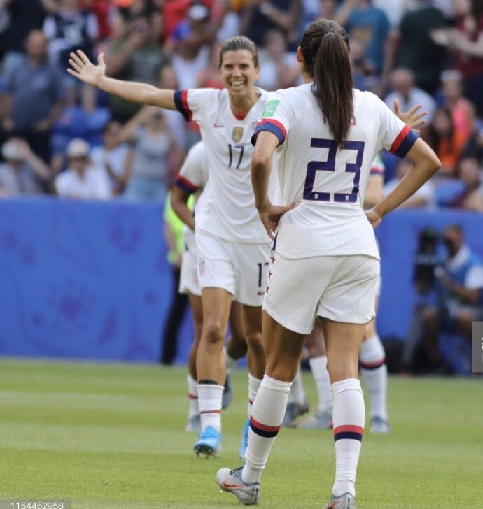 I got to see Tobin Heath and Christen Press play a World Cup Final TOGETHER...