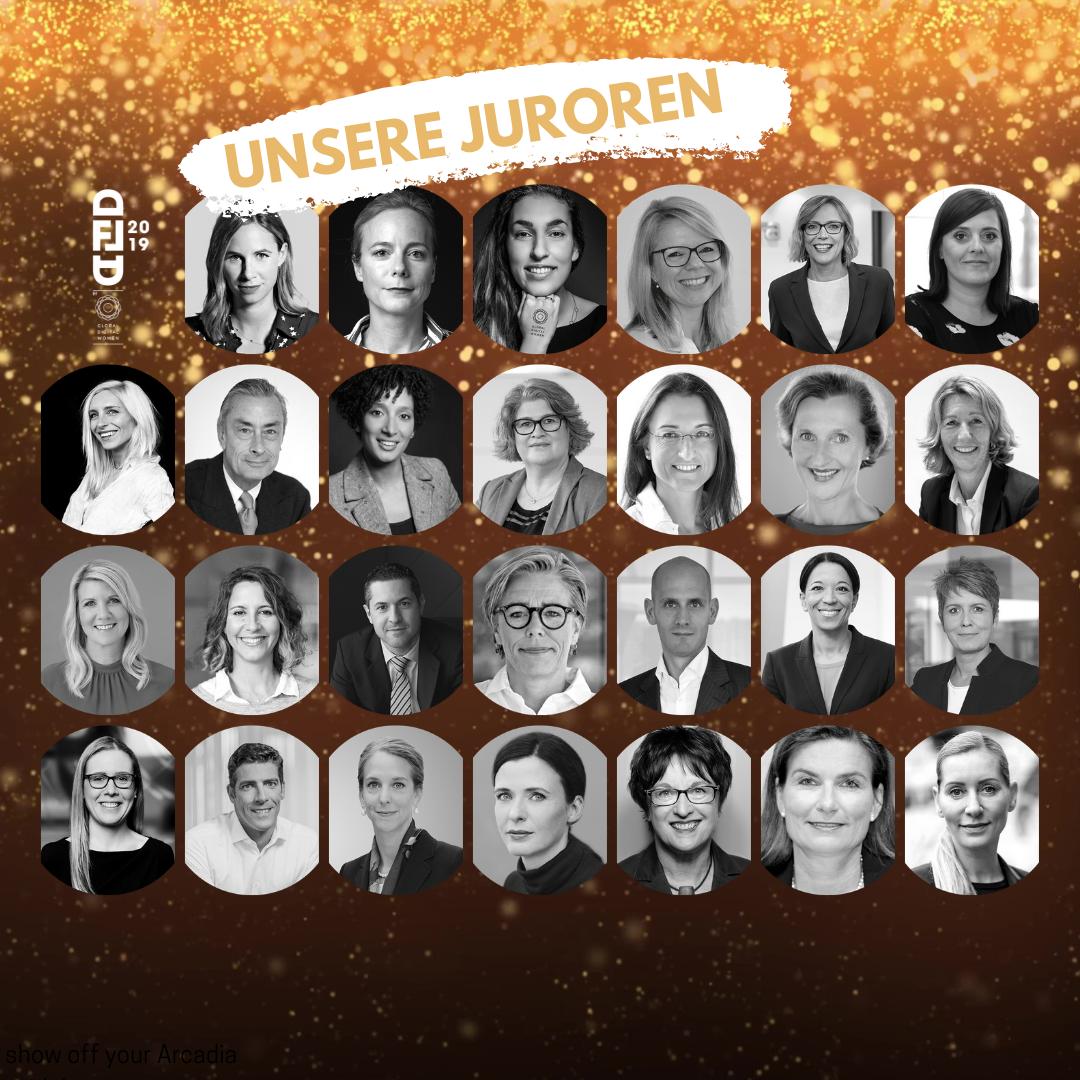 Wenn ihr mit Eurer unternehmerischen Arbeit andere inspirieren wollt, erzählt uns eure Geschichte und bewerbt Euch für den #DFLA19: 👉gdw1.typeform.com/to/kBJb9y 👈Diese unabhängige, hochkarätige Jury ermittelt aus den Bewerbern die Gewinnerinnen! #turnthedigitalon #bedigital