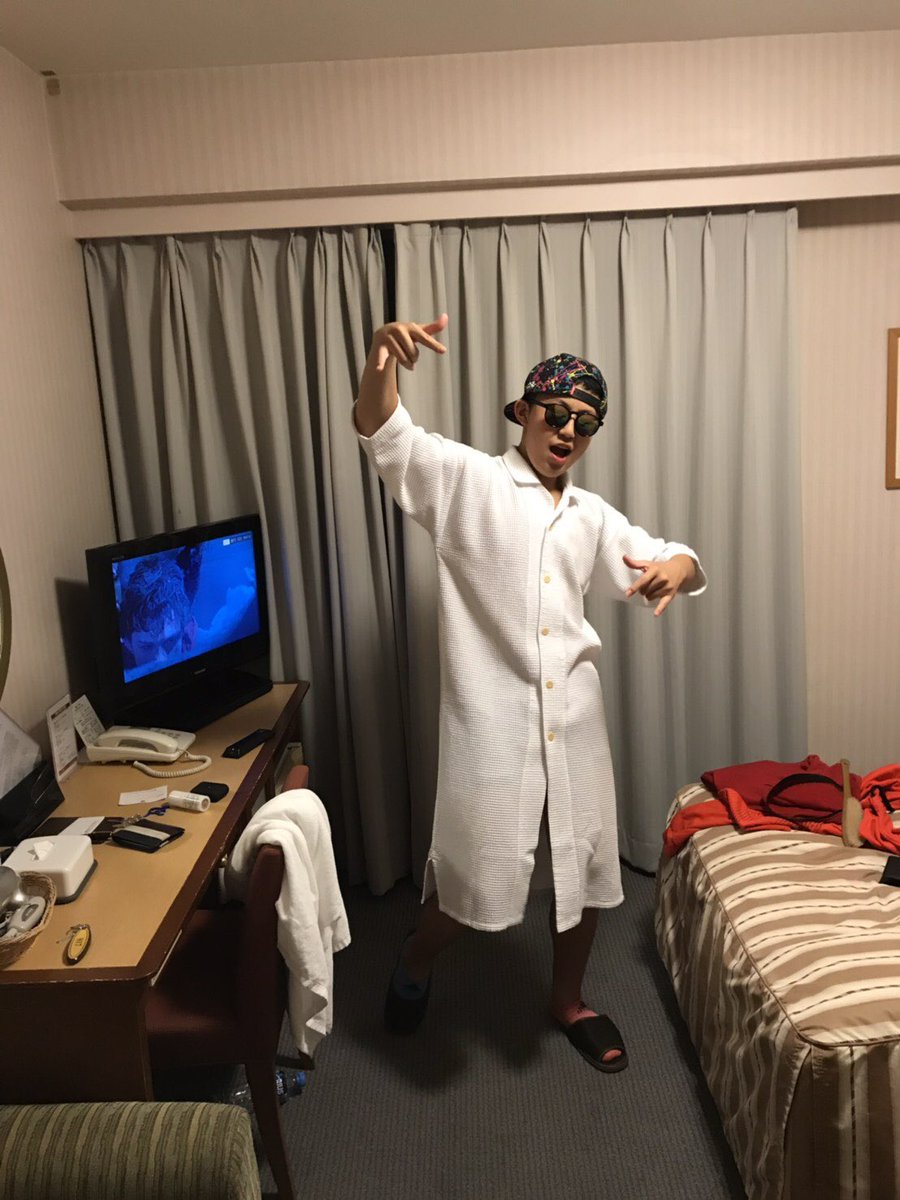 ホテルでもみんな楽しそうでした。