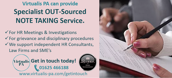 ScyreVA's tweet photo. We can provide specialist Out-Sourced NOTE taking services to independent HR consultants, Law Firms and SME’s.
Have a project to discuss? 📞 call 01625 466188  
https://t.co/dZpkISmbsD
#TweetyouUk #ATSocialMedia #UKSmallBizrt #UKsmallbiz #Wilmslow https://t.co/QZX2eAROGU
