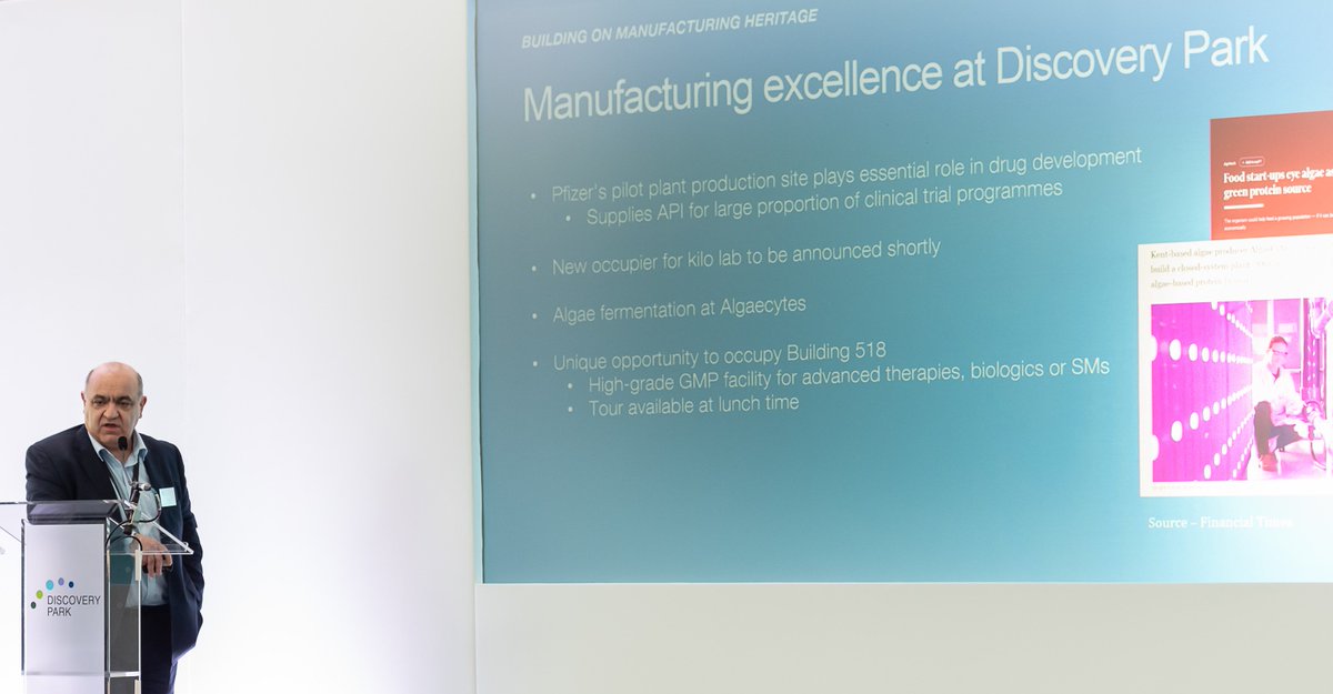 discoverypark_'s tweet photo. ICYMI we had a great day hosting #medicinesmanufacturing conference #MMIP2019 with @Pfizer_UK last month! 170 delegates, great talks, news of total £10m investment from @Pfizer_UK & @Kent_cc - What a day! https://t.co/mBPBK5N5Rb https://t.co/c5JvKKc8xT