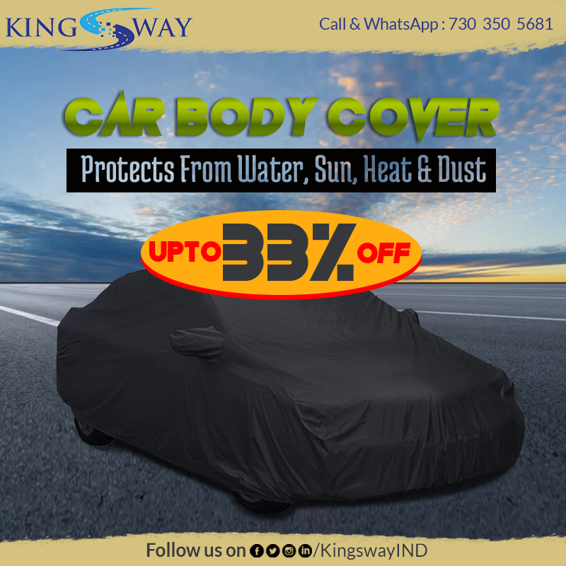 KingswayIND's tweet photo. Buy #Kingsway High Quality Car Body Cover at affordable prices in India. #CarBodyCover #CarAccessories
โ
Protects from sun, heat and dust
โ
Keeps car clean
โ
Prevent unwanted scratches https://t.co/Ar9HMm9N4h