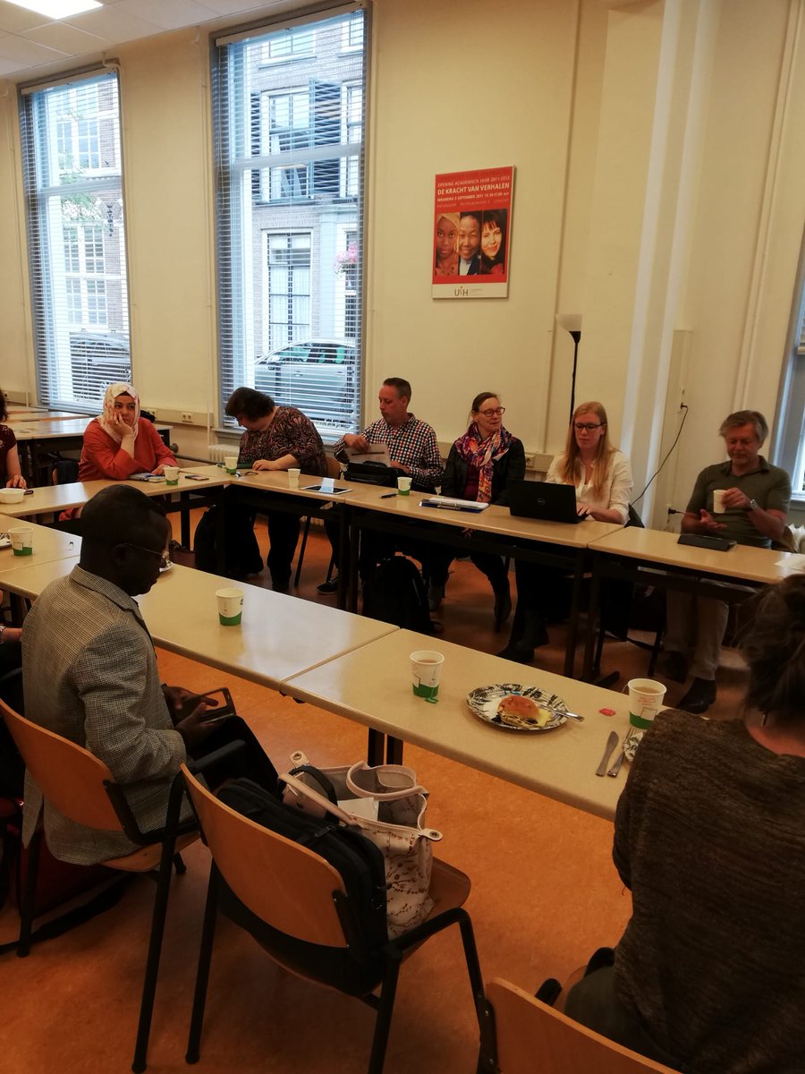 ERICH_Chaplain's tweet photo. We are ready for the first day of our International Chaplaincy Research Summerschool in The Netherlands! 
Today presentations by @AnneVandenhoeck @martinnwalton and Carmen Schuhmann
@UvH @UCGVnl #chaplaincyresearch #fivedaysofresearch @AnneliekeDamen https://t.co/wDYpvCI1H8
