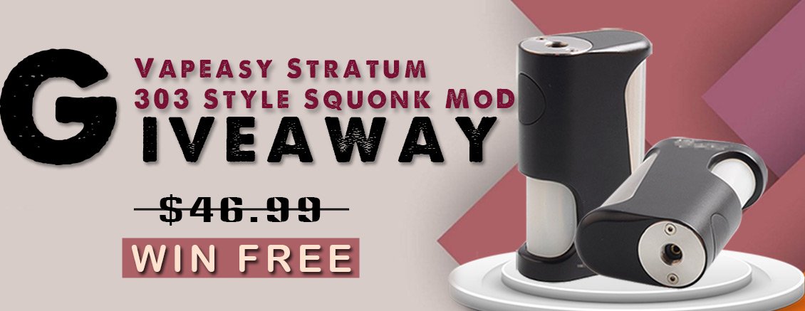 3FVape's tweet image. 3FVape giveaway time! 
🎁🎁Vapeasy Stratum 303 Version Squonk Mod
🥰 Gift Link » 3fvape.com/36192-.html       
🍭 The winners will be randomly selected, and announced on the product page on July 18th.
🍭 More information you can check directly on the product page. 
🍭 Good luck!