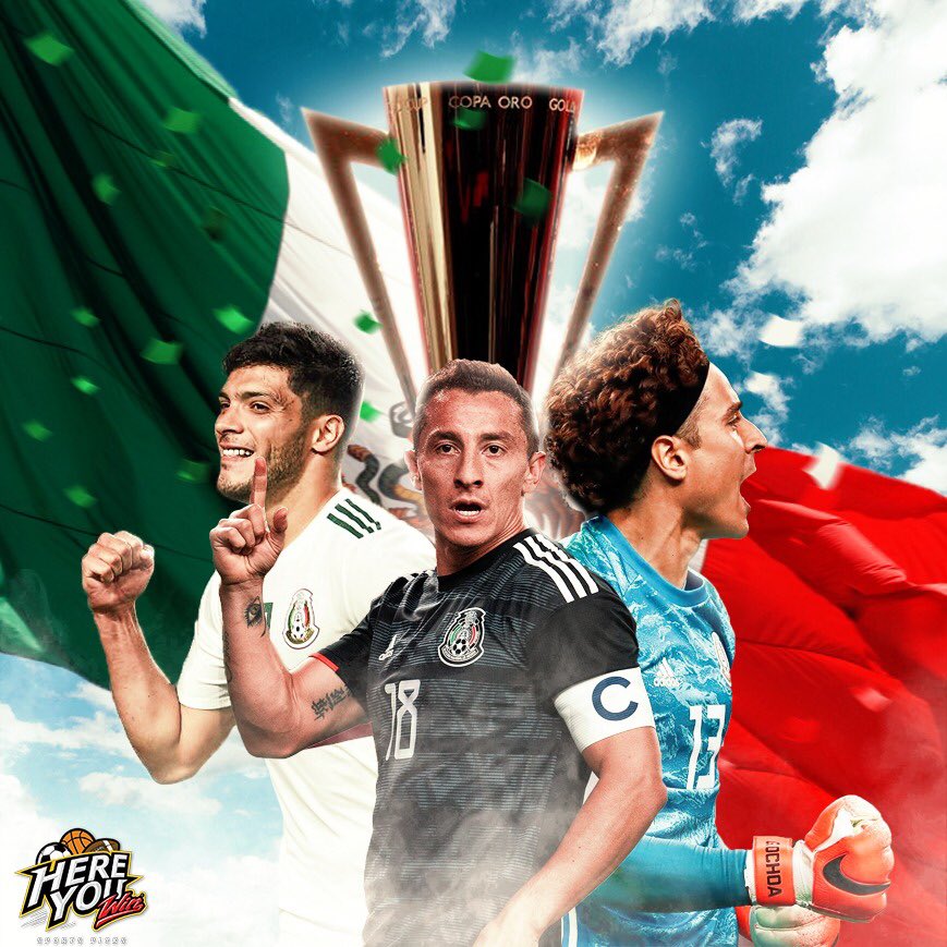 hereyouwin's tweet photo. ¡México es campeón de la #CopaOro! 

¡EL REY DE LA COMPETICIÓN! https://t.co/k5oGjzti75