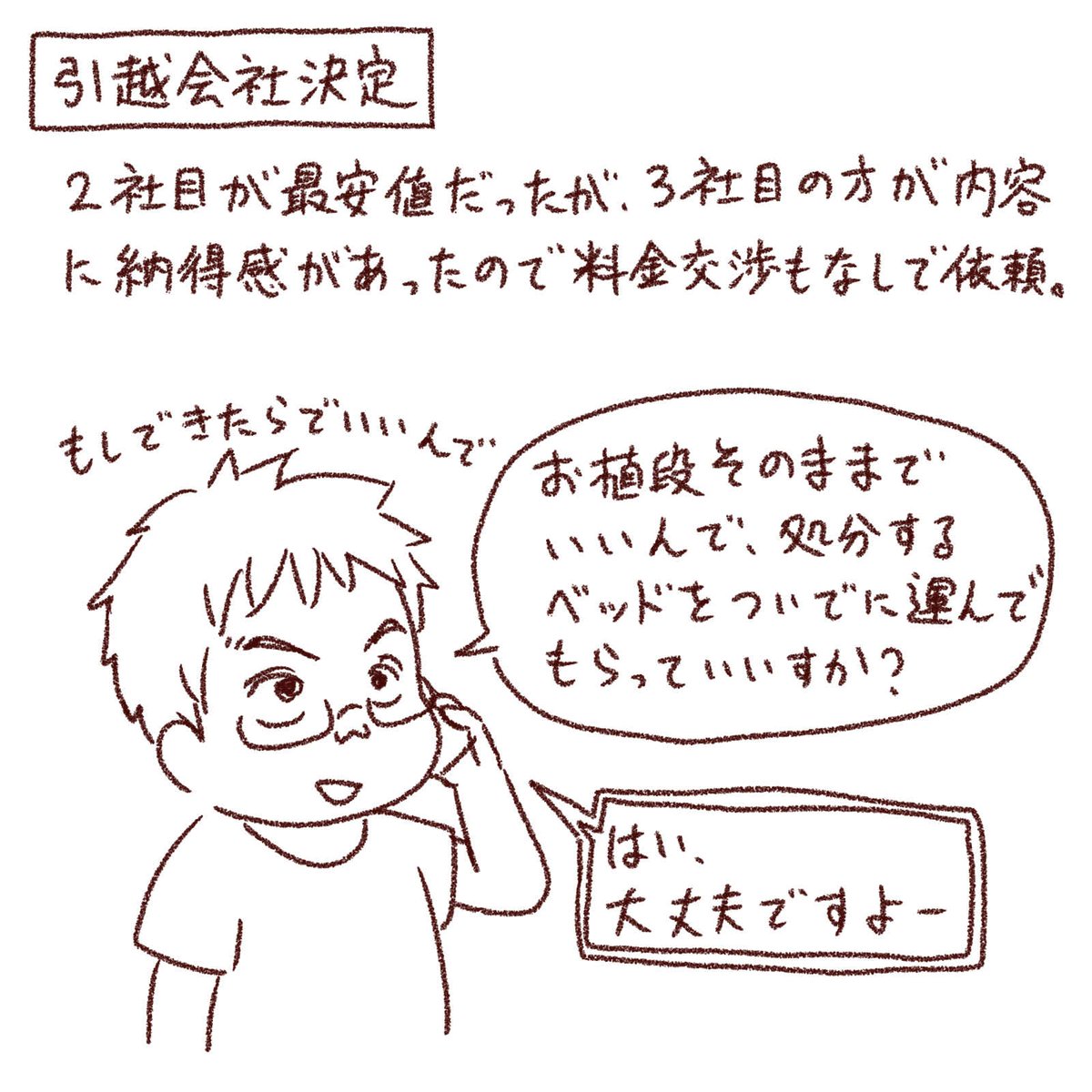 【引越日記】
引越し２７日前。 
