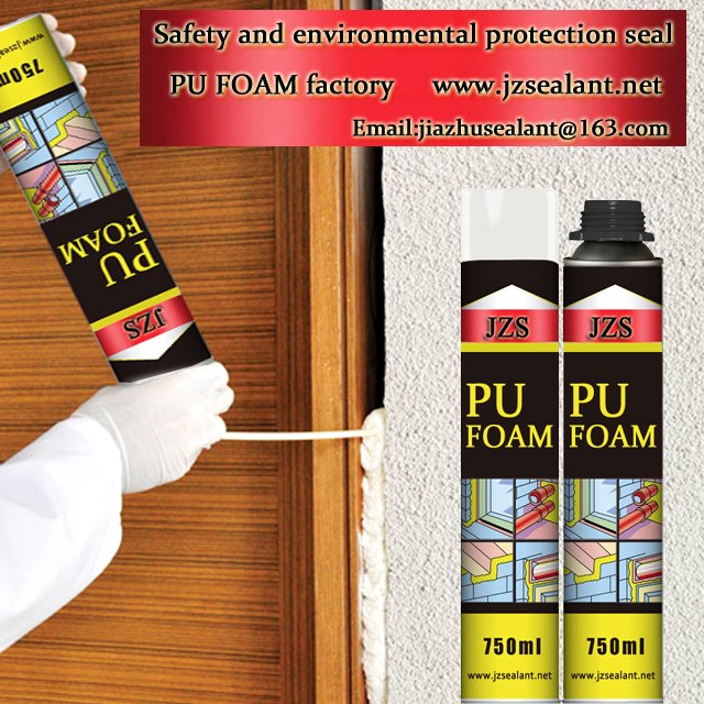 Specializing in the production of polyurethane foam sealant manufacturer！
Customer satisfy is the eternal pursue of corporation.

JINZHU Industrial Co., Ltd
Whatsapp:0086-18631858821
wechat：18631858821
Skype：pu_foam
Email:jiazhusealant@163.com
jzsealant.net