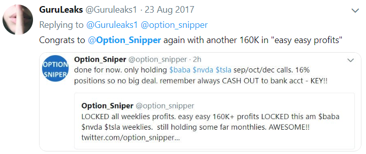 Guruleaks1's tweet photo. #GuruDown

@Option_Snipper reportedly closing his TradingGuru service a few months after debut due to purported "health issue" and/or being outed as a fraud 

Despite warnings and many red flags, many of you continue to worship him.

h/t @osnipper_leaks cc: @SEC_Enforcement https://t.co/XHhGHx8pSu
