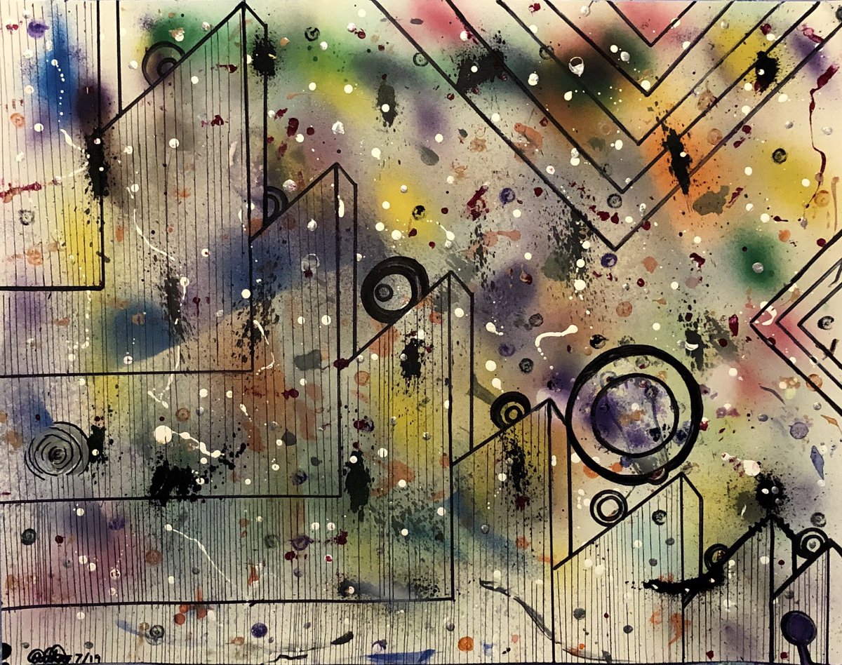 Joshuapaprika's tweet photo. New
Lines to Technicolor
22x28
mixed media on poster board 
$300
To see more of my work visit https://t.co/pzvjPiz03d 
Enjoy
#collages #doodles #ethnicart #abstractsart #color #texture #tones #shadows #paprikaillustrations #paprika #NYCART #NYCARTIST  #JFennellArt #NewarkNJArt https://t.co/HgF8DxhOho