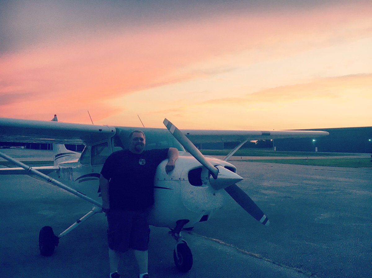 CSaviation870's tweet photo. Congratulations to Mike Engelken of Jonesboro on his recent 1st solo flight! Mike teaches high school in Harrison. Instructor: Lance Morvin https://t.co/s1aQBmwsha