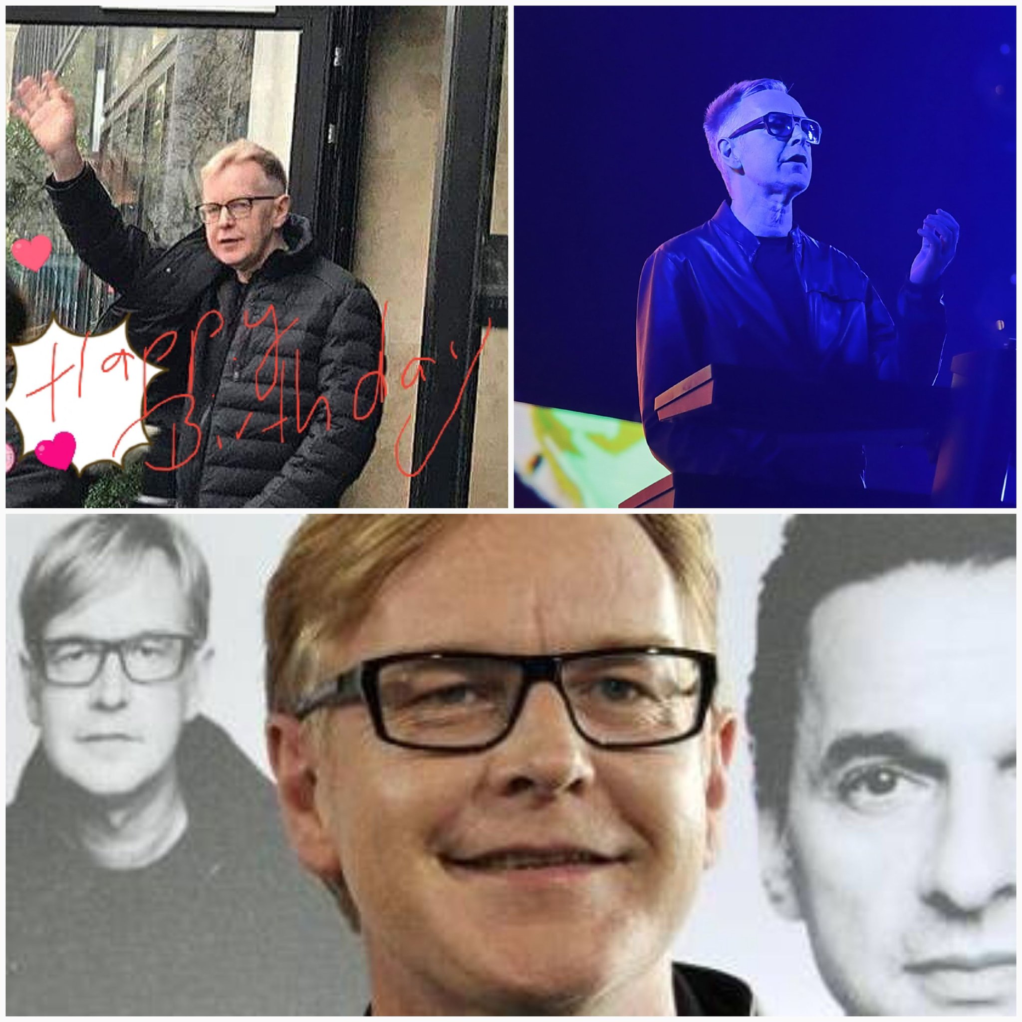 Happy Birthday Andy Fletcher Have a wonderful day with your family and your kids 