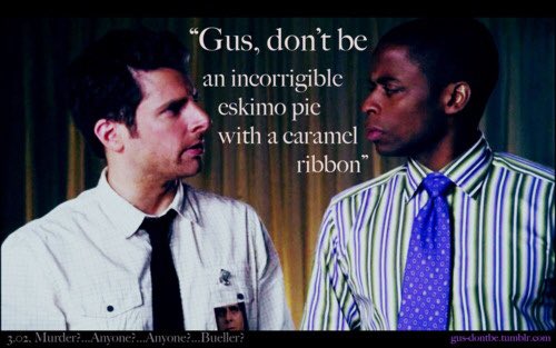 PeterPanicManic's tweet photo. #Psych13 ๐คฃ๐๐๐๐ผ
GUS: That's easy for you to say, Shawn. Nobody had any expectations you would amount to greatness. https://t.co/5woqFm9J6M