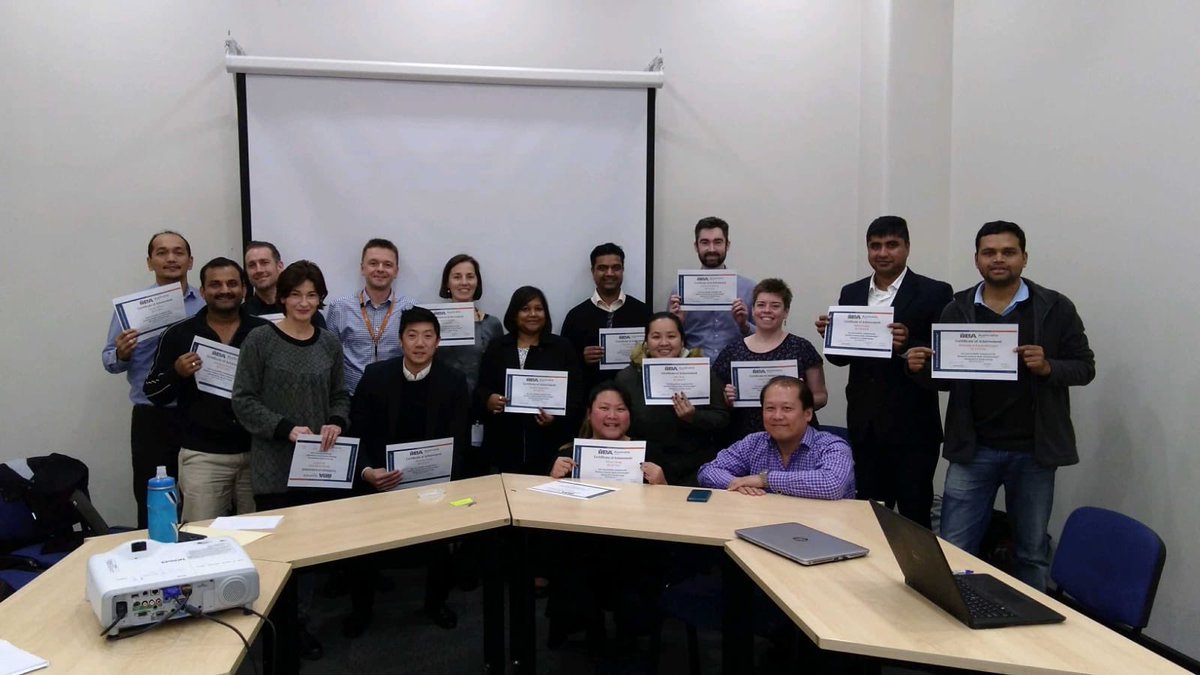 A congratulations is in order for our Feb-Jun IIBA Advanced BABOK v3 study group.
15 participants successfully completed the study group and most of them are preparing for their CBAP exams.
Special thanks to our facilitators Andrey Myasnikov and Louis Goh for their commitment