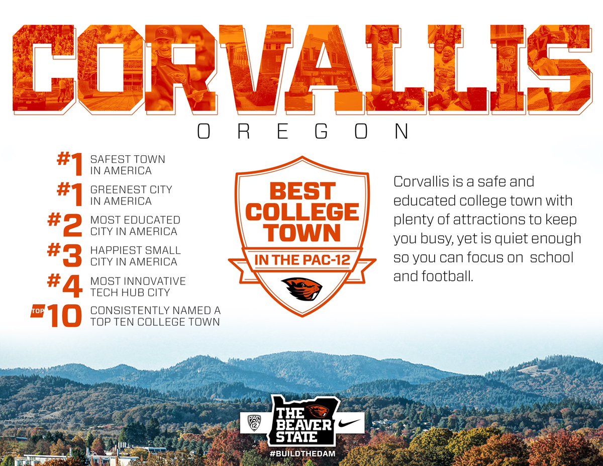 BeaverFootball's tweet image. No better place to study, live, work and play than right here. #GoBeavs
