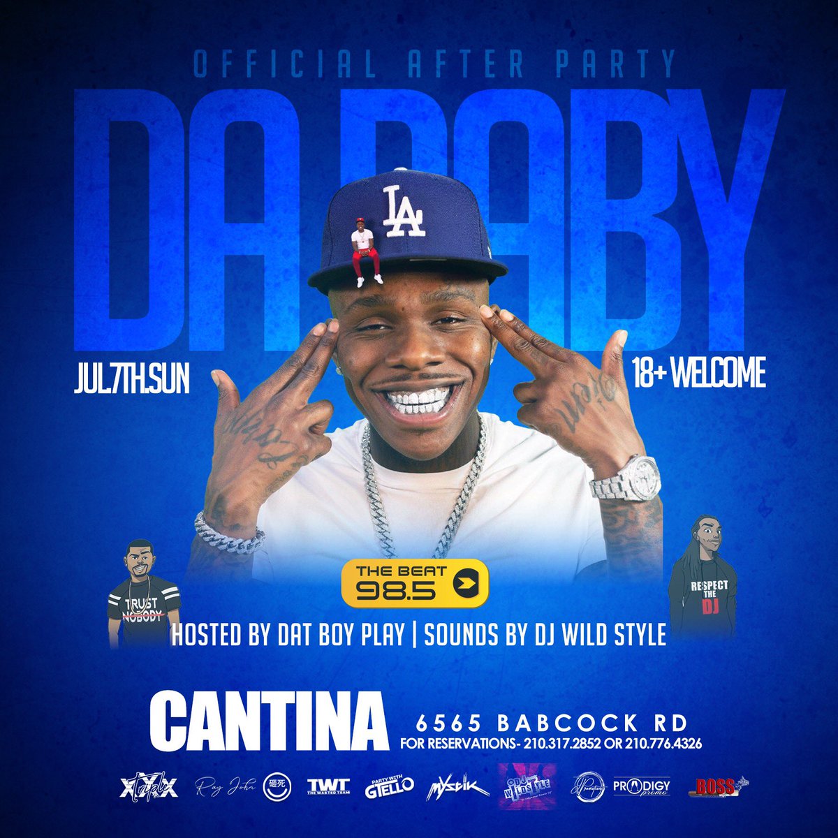 BOSSPromo's tweet photo. Da Baby afterparty at Cantina 
#BOSSup https://t.co/A1lh26Zh0f