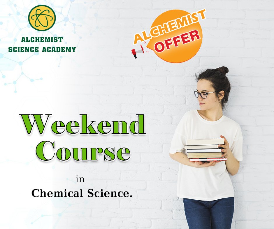 CsirnetAcademy's tweet photo. Alchemist Science Academy is offering For #WeekendCourse in Chemical Sciences.
#BatchStartDate: 20th July 2019.
Enroll Now➡️https://t.co/2k77itoC4m
Download App!➡️✔️https://t.co/SkhK1aUIU5
For Any Queries, Please Call Us👉📞☎ ☏: +91-9582285416 & 011-26511021.
#CSIR-NET/JRF https://t.co/54QbaHGnyg