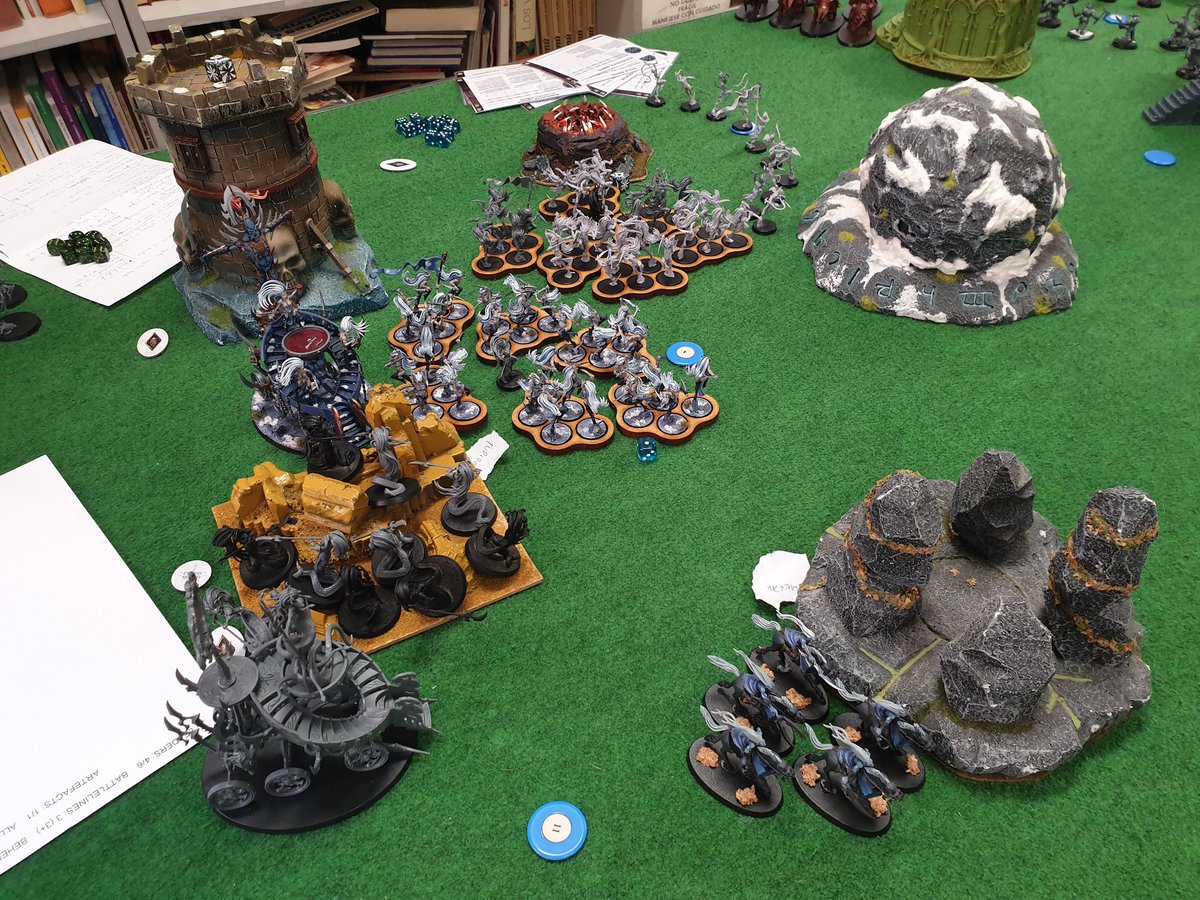TatoSoto's tweet image. Primera partida de la campaña #forbiddenpower buena partida contra #khorne que derrotaron por poco a mis #DaugthersofKhaine 
#warhammer #warmongers #AgeofSigmar #AoS