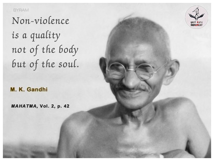 QuitMovement's tweet image. #MondayMotivation #Gandhi #Philosophy