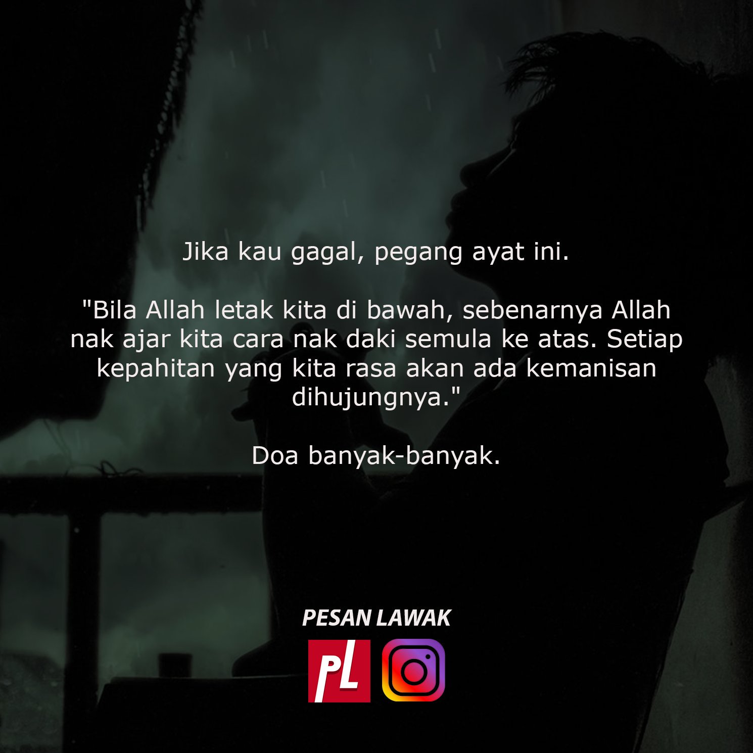 Pesan Lawak Twitter પર Bila Gagal Sebenarnya Allah Nak Kuatkan Kita Lagi Bukan Dia Tak Sayang Kita Tag Gf Crush Kawan Korang Yang Korang Nak Bagitau Pesanlawak Pl Pesanharian Lawak Pesan