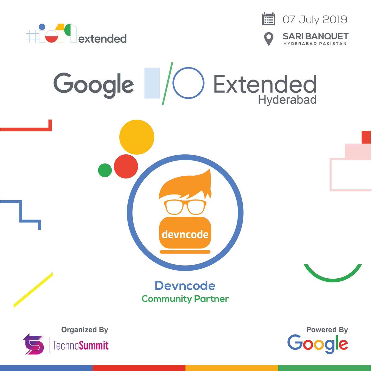 devncode17's tweet image. Proud to be partner with #TechnoSummit and #google #ioextended #2019

Some amazing events are coming to #hyderabad, get ready for #developers #community #events