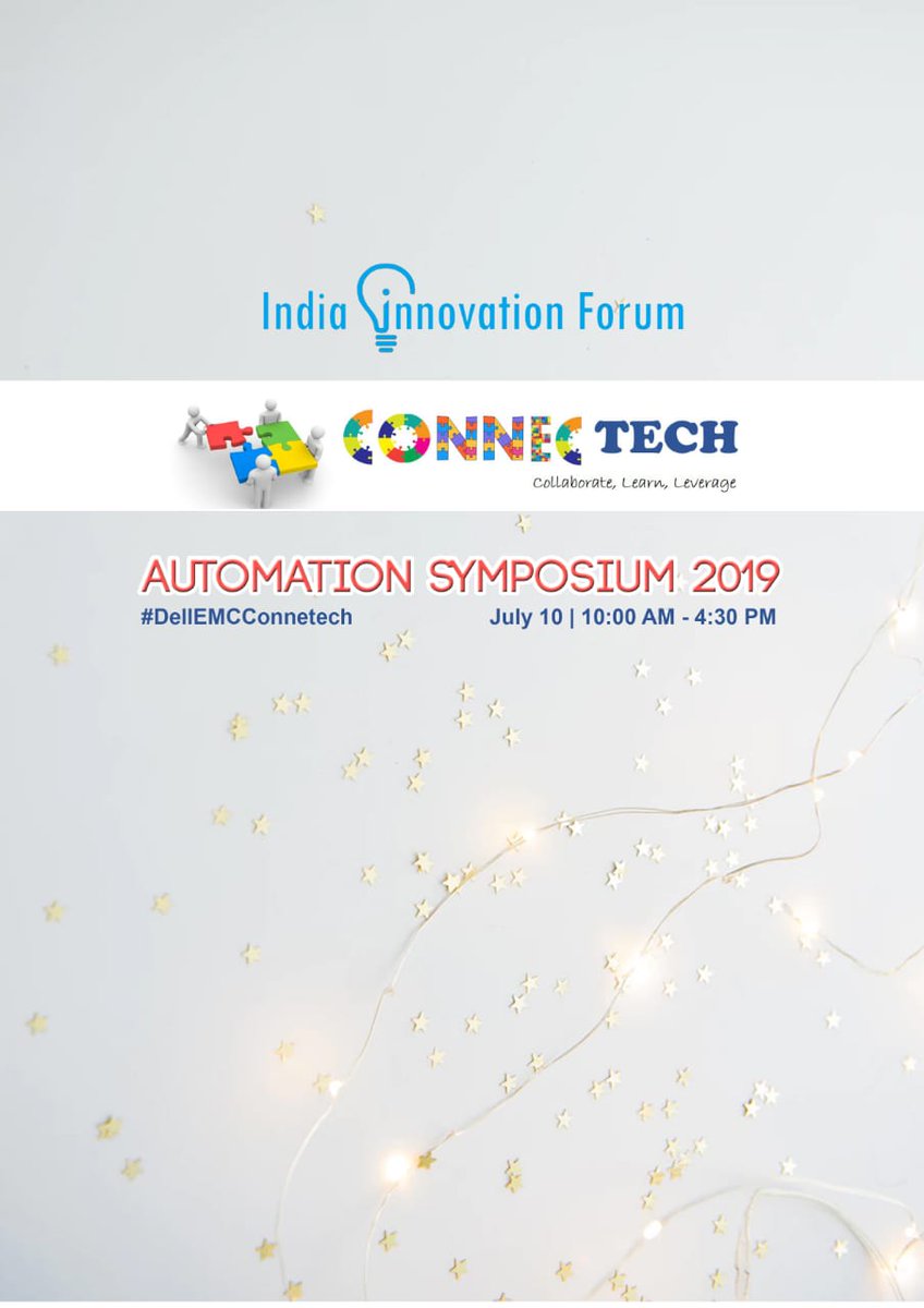 smcontractor's tweet photo. Count down starts! #DellConnecTech - Mega event on Automation by #IndiaInnovationForum on July 10th #DellEMCIndiaCOE  #Iwork4Dell
@sarv @Sheenam_Ohrie @MuraleN  @KunalRuvala @vinitagera https://t.co/4JWeCOqMDM