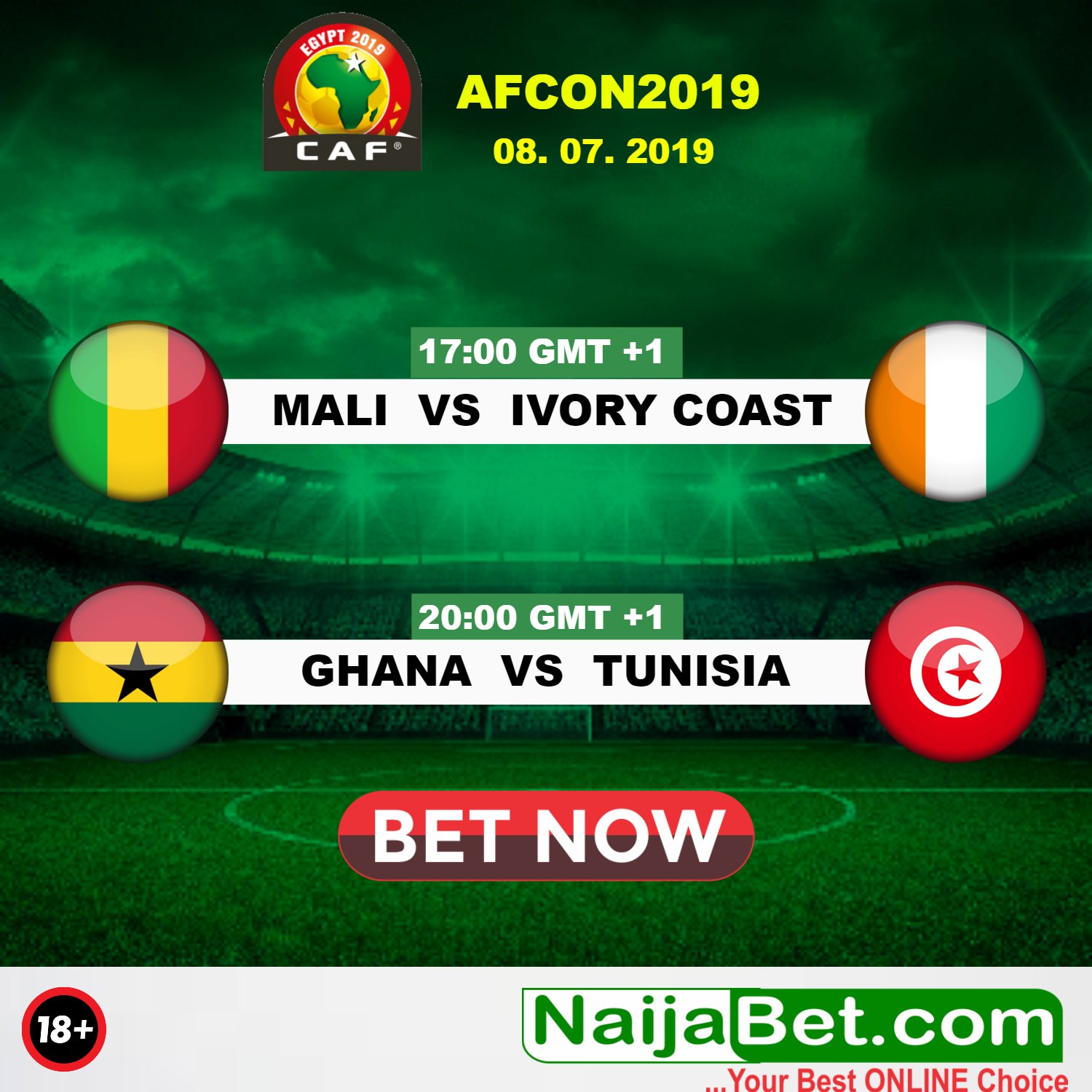 NaijaBet.com on X: Today's Fixtures ⚽ #AFCON2019 Club Friendly Games Int. Friendly  Games Sweden- Allsvenskan Norway- Division 3 Brazil- Serie D Iceland-  Pepsideild Brazil- Serie C Brazil- Paulista Cup Bet Here >>