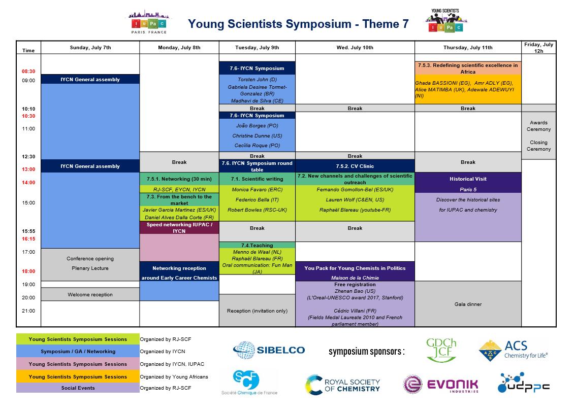 Hey #chemtweeps! Hope lunch was good, we will be waiting for you at Room 342-A for the #YoungIUPAC symposium! 🤓 @IUPAC @IUPAC2019Paris have a look at our programme, it's gonna be great! @IntlYoungerChem @RJ_SCF @YoungChemists