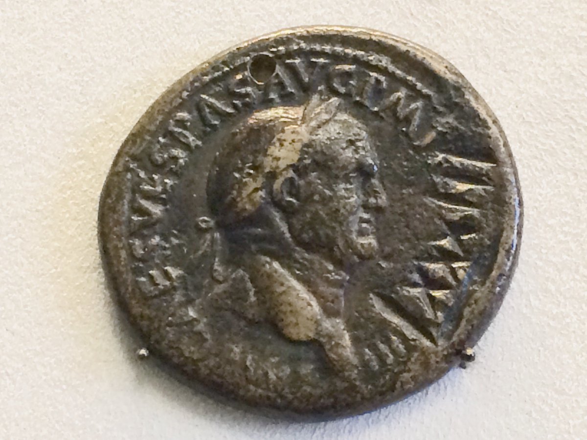 Making Do. In times of transformation you need to make do. This coin of Vespasian was re-cut possibly in late 5th or early 6th C. in Ostrogothic Italy or Vandal Africa with a new value of 83 nummi. It is much more productive to judge this epoch by its ability to adapt. (i) 9/