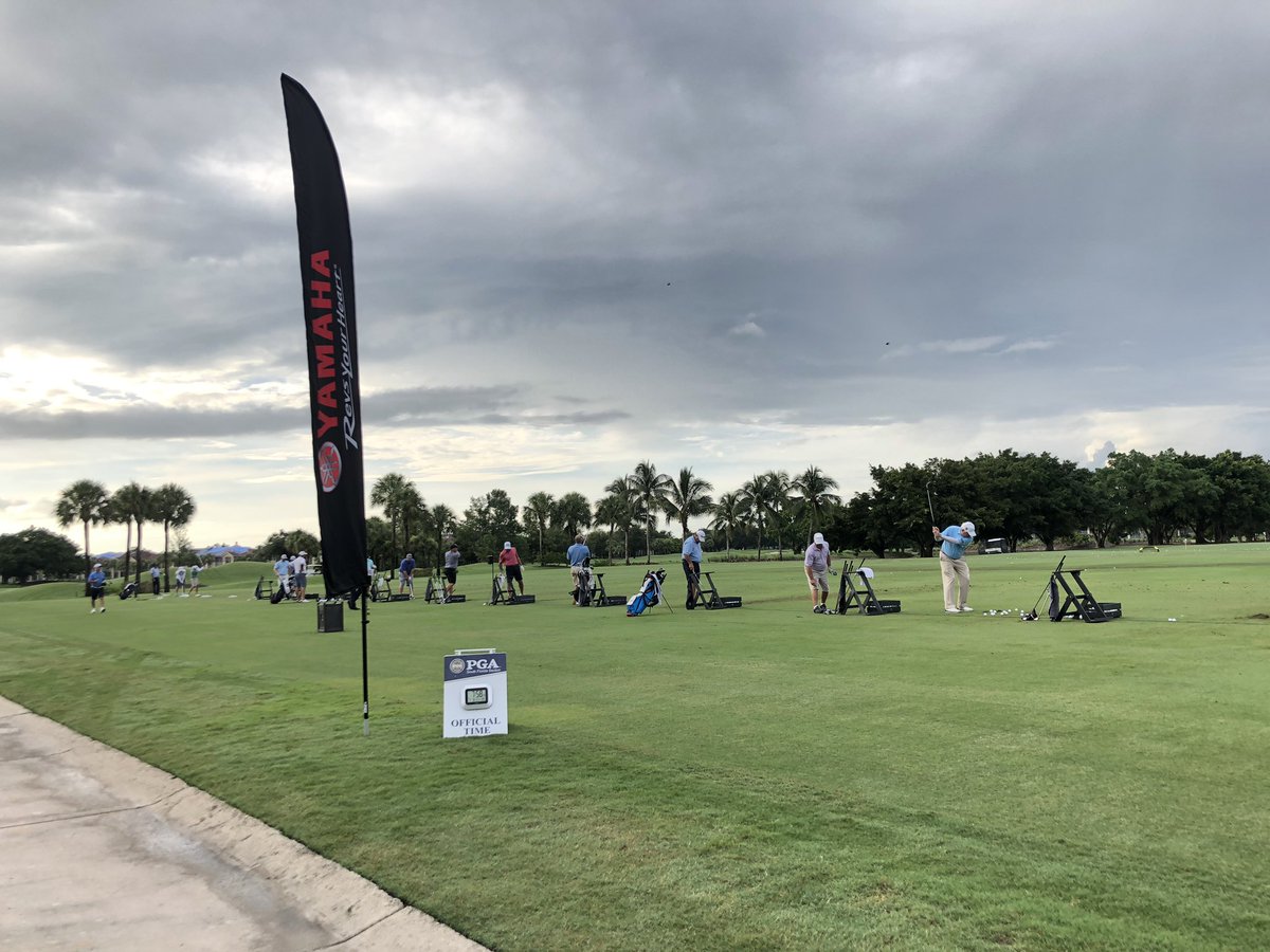southfloridapga's tweet image. 25 minutes away from the start of our ‘19 @YamahaGolfCars Pro Pro! #practice #golf #whoseready #weareready #sfpgapros