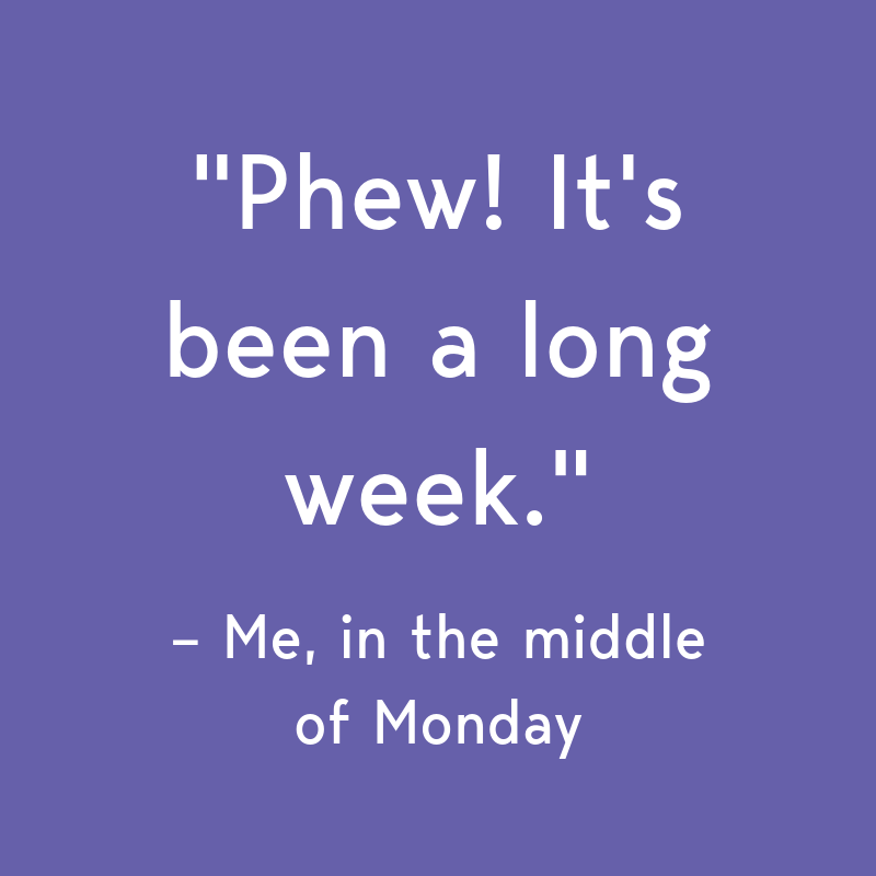 Sound familiar? 😂 It's especially tough coming off of a holiday weekend, right?