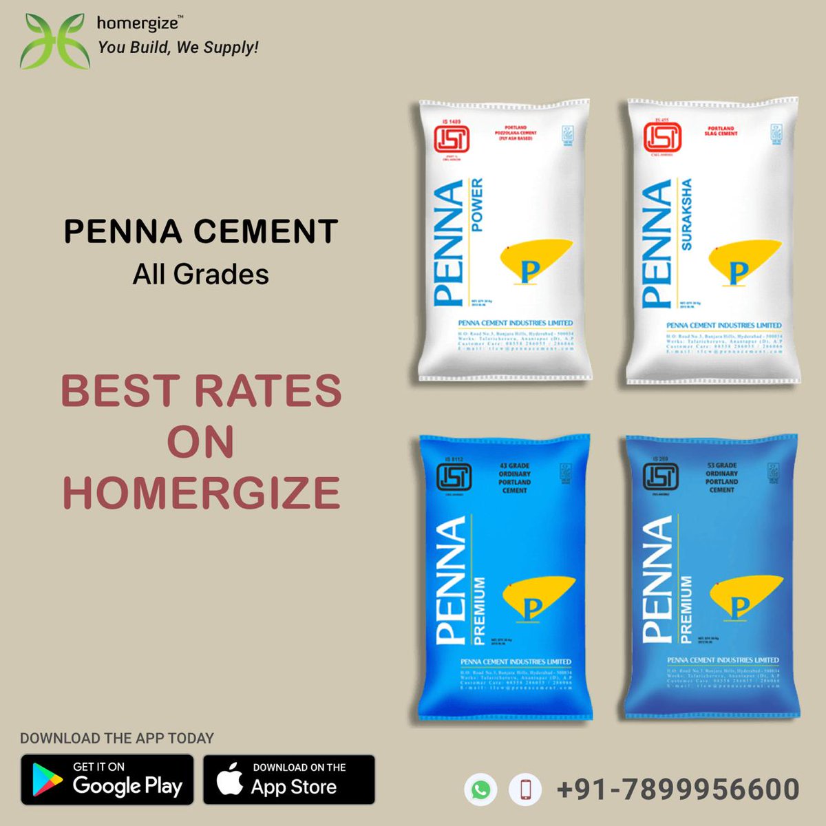 homergize's tweet photo. Google Play store: https://t.co/axm6nH1QBX 
Apple users: https://t.co/cPIY5dZ9uQ
#homergize #Cement #discount #buildingmaterial #construction #Penna
*T&amp;C Apply https://t.co/9T6MhQZUwY