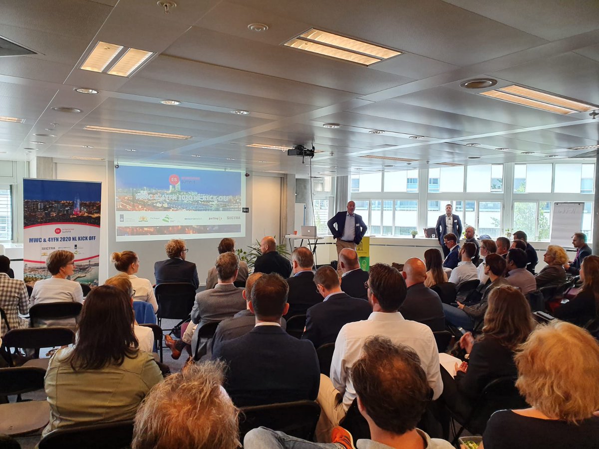 WorldStartupCo's tweet photo. @nl_mwc &amp; @4YFN_MWC  2020 NL Kick-off at @The_Hague_Tech https://t.co/EpmBDJbXUC