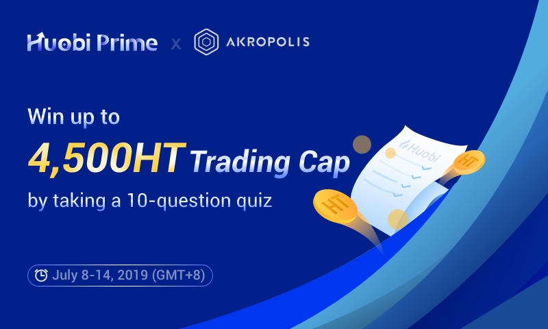HTX_Global's tweet photo. 🗓️Did you miss the deadline to get enough HT to join in on Prime 4 / $AKRO?
No worries-Here is your chance to make it up!
☑️Take this quiz to get your share: https://t.co/1fiz4tVcw6
#Primed4Prime4 #contest #crypto @akropolisio https://t.co/vKL4yS25sF